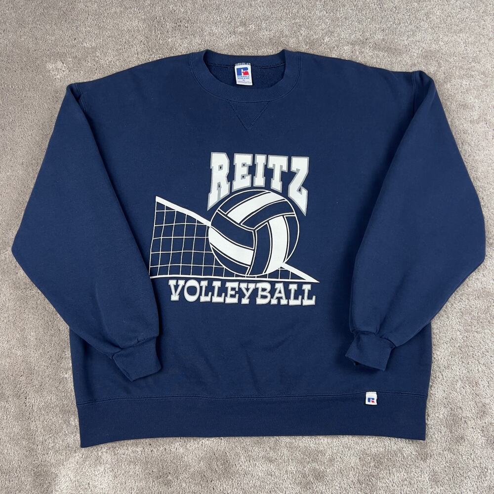 Russell Reitz Volleyball Crewneck Sweatshirt Size XL Loungewear Sportswear